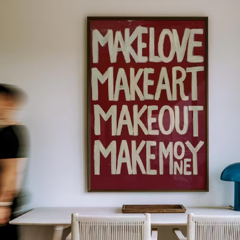 Custom Star Map - Modern,Retro Self Made Love Kisses Me