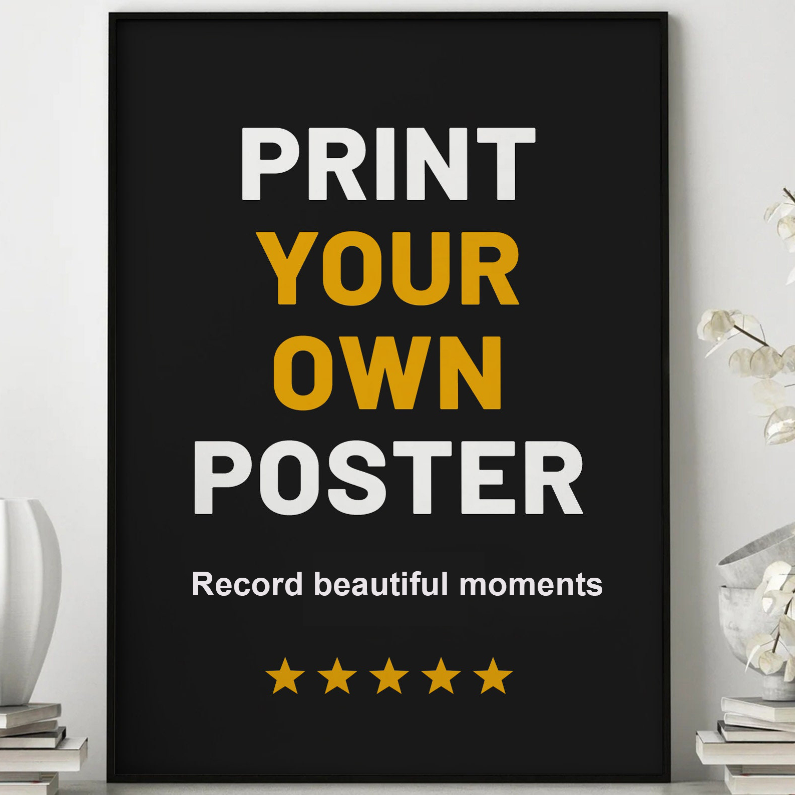 Pet Portrait Custom - Custom Poster Printing Personalized Posters Family