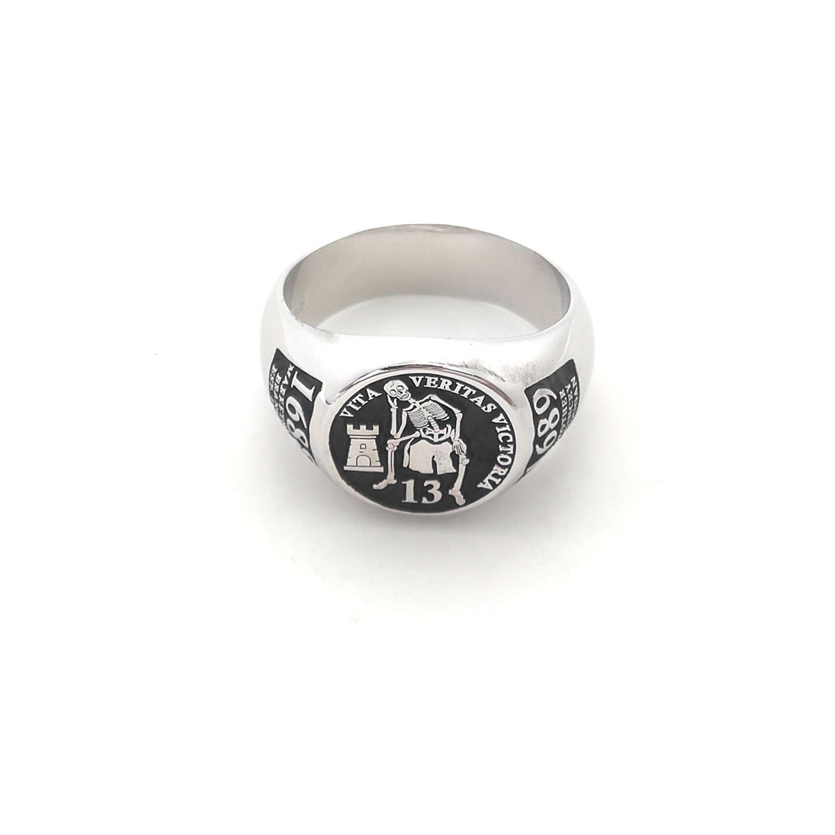 Custom Engraved 17mm Round Top - Initial Ring Custom review and price