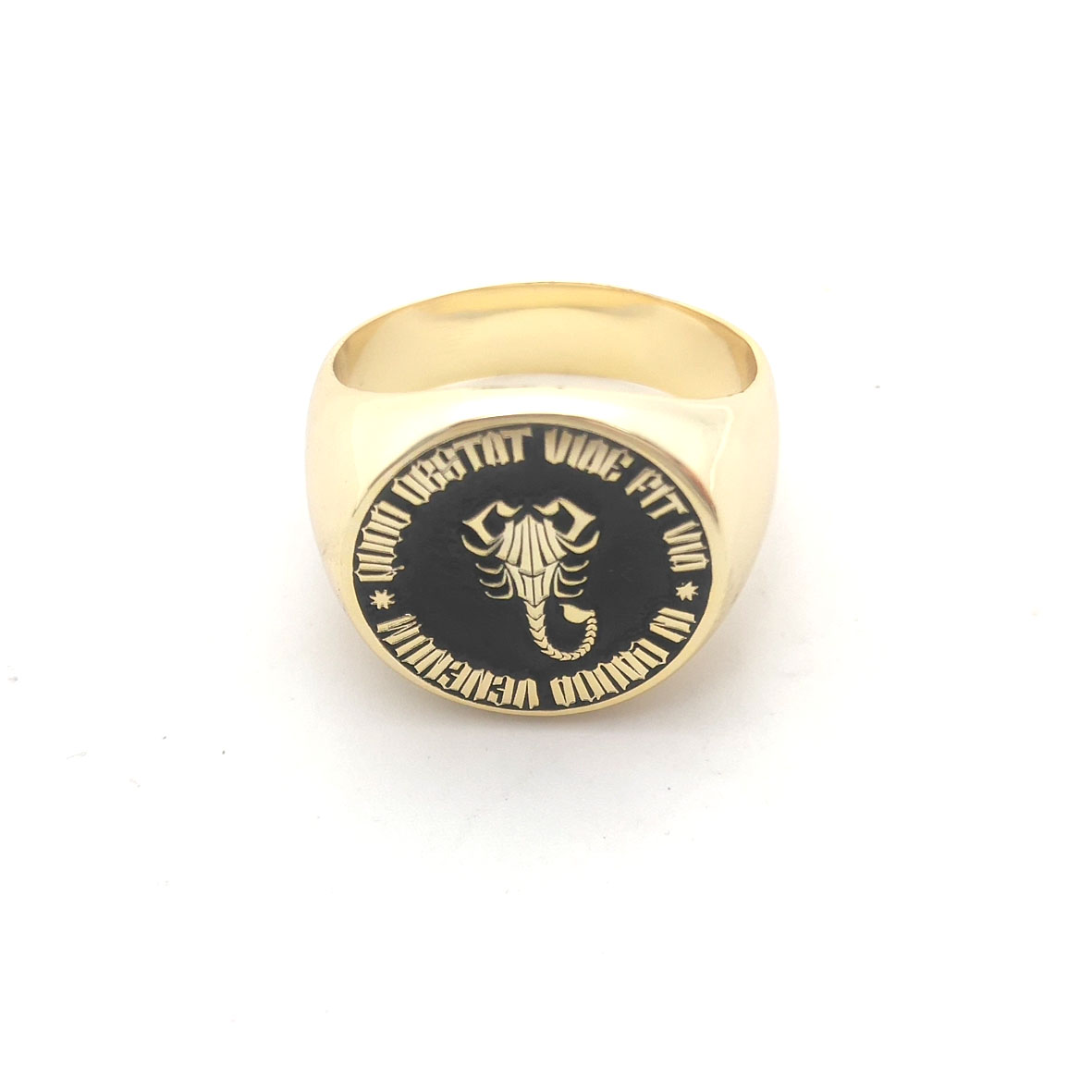 Custom Engraved 17mm Round Top - Initial Ring Custom review and price