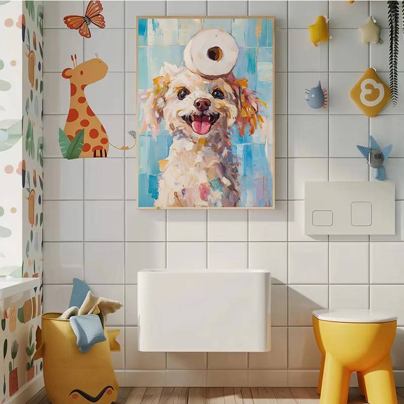 1pc frameless Toilet Paper Ani - Pet Portrait Custom review and price