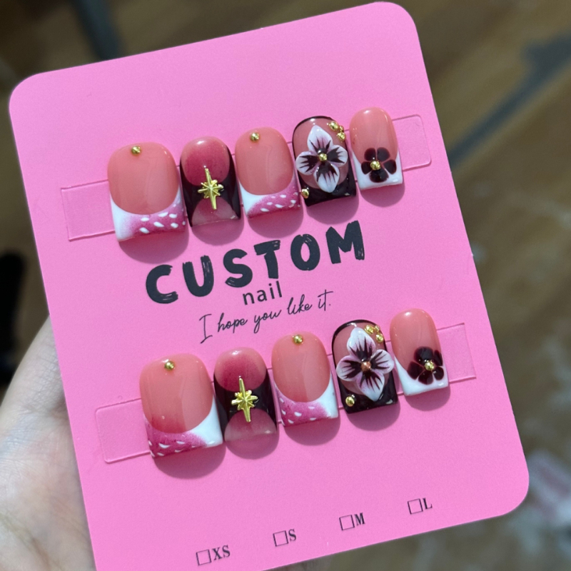 10Pcs Handmade Luxury Short Pr - Pressed Flower Art review and price