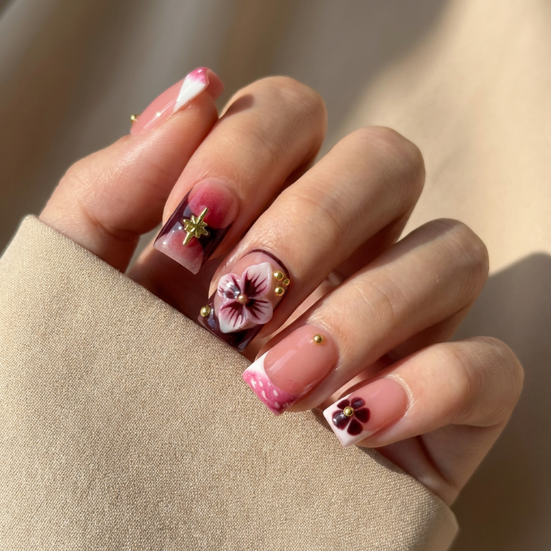10Pcs Handmade Luxury Short Pr - Pressed Flower Art review and price