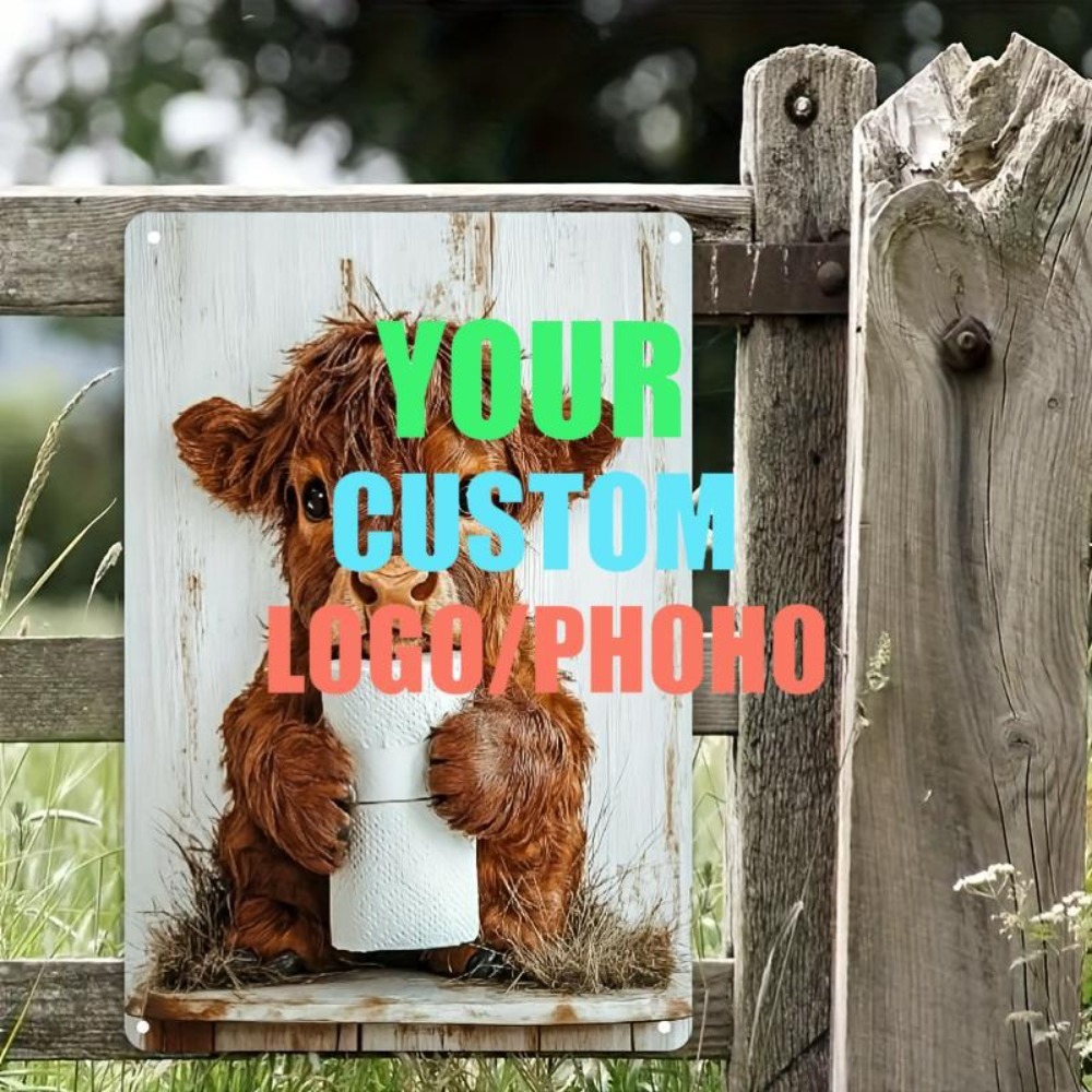 2D Flat Custom Metal Tin Sign  - Pet Portrait Custom review and price