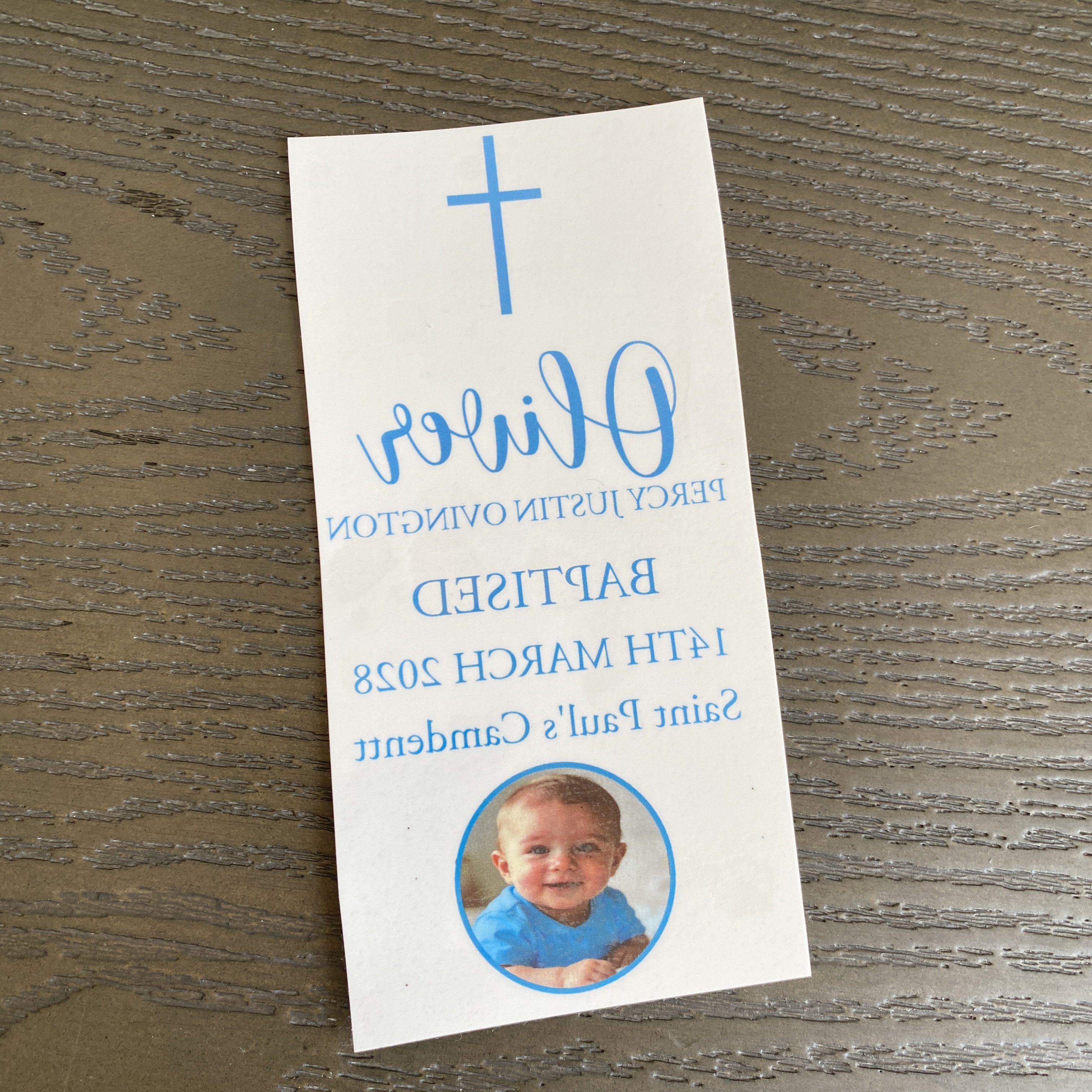 Custom Wedding Photo Stickers  - Personalised Candle Label review and price