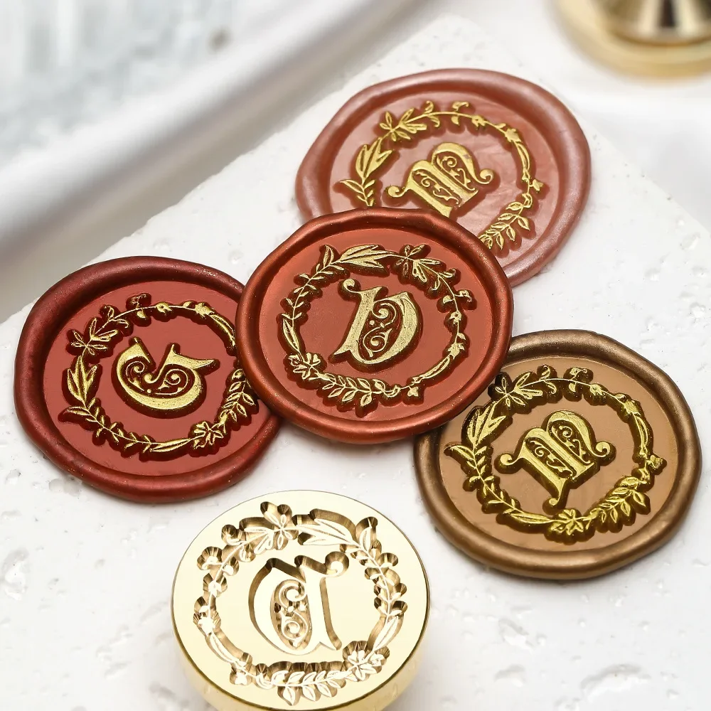 Flower wreath Letter Wax Seal  - Wax Seal Letter Kit review and price