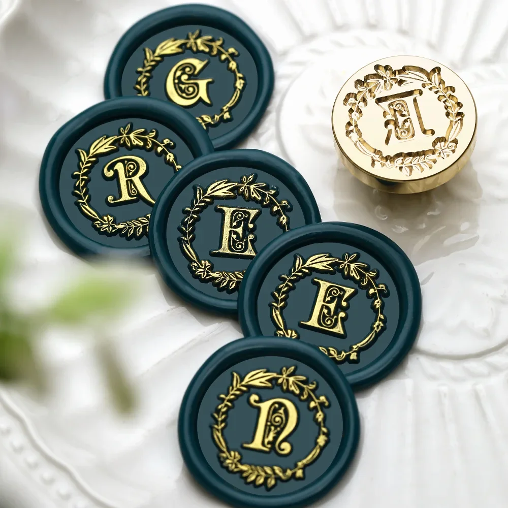Flower wreath Letter Wax Seal  - Wax Seal Letter Kit review and price