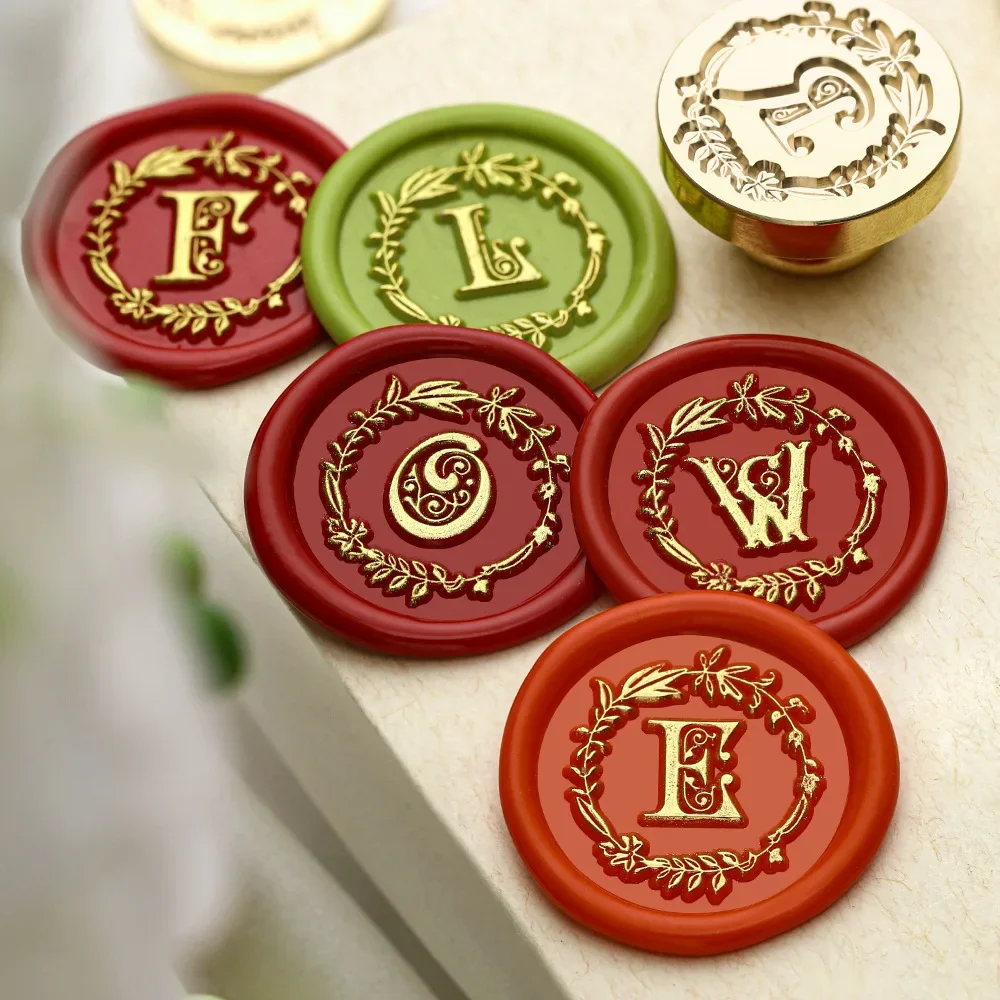 Flower wreath Letter Wax Seal  - Wax Seal Letter Kit review and price