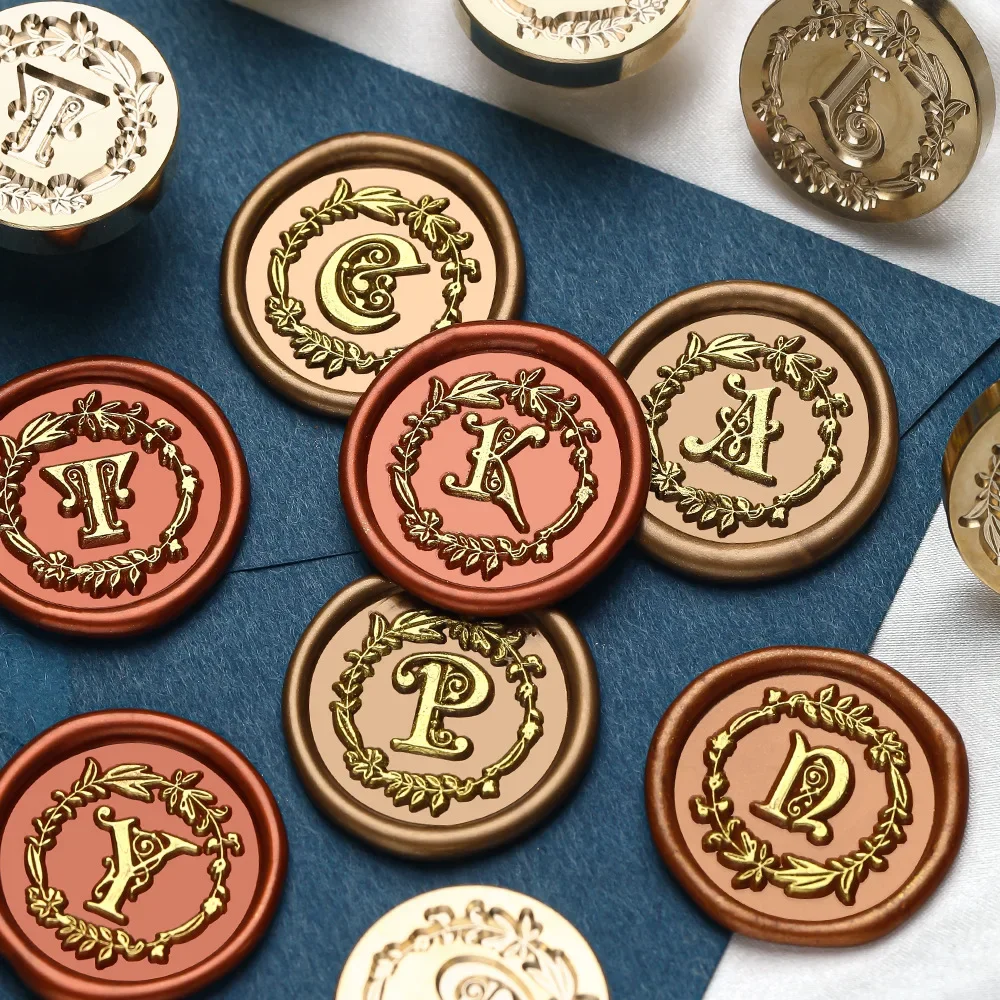 Flower wreath Letter Wax Seal  - Wax Seal Letter Kit review and price