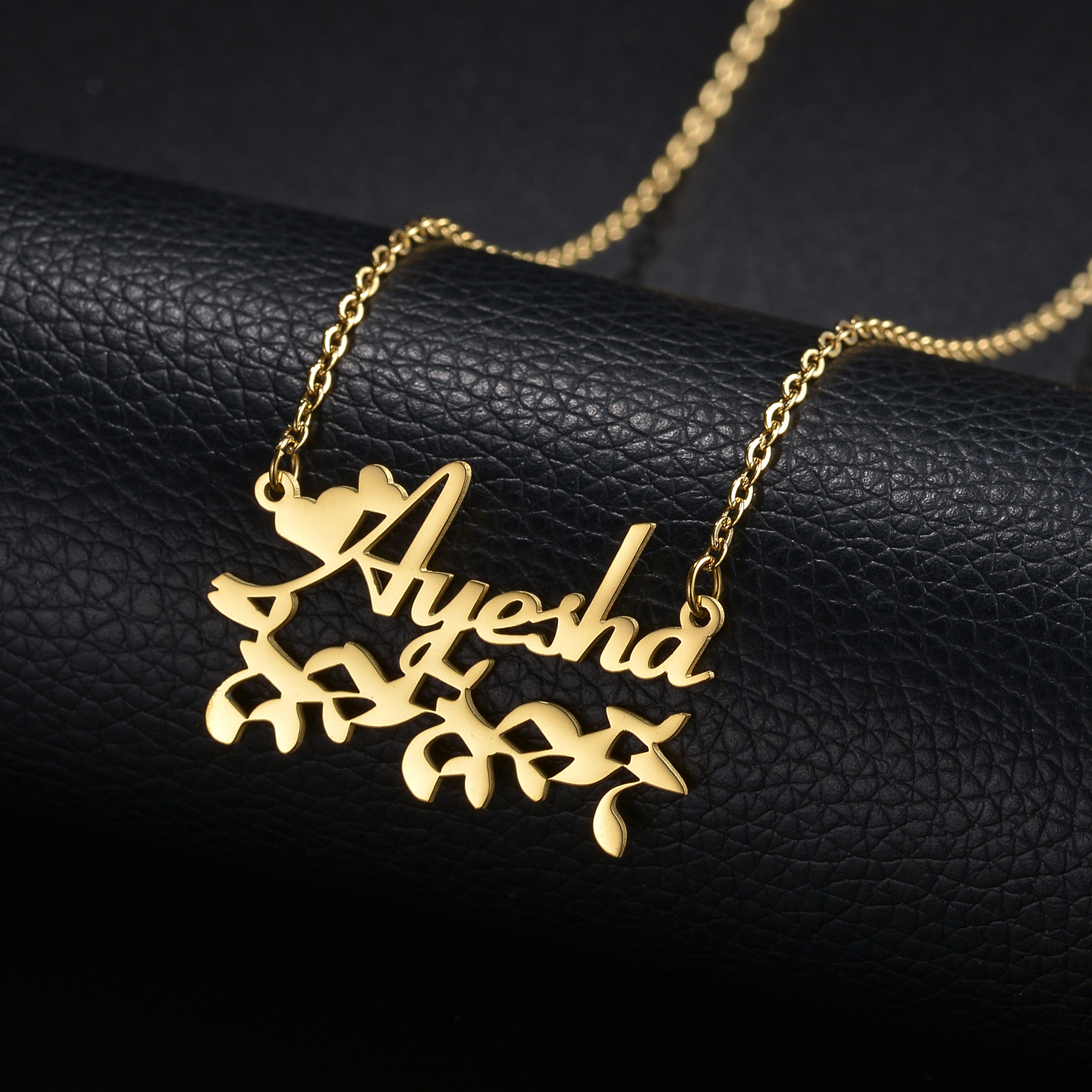 Atoztide Personalized Custom P - Birth Flower Necklace review and price