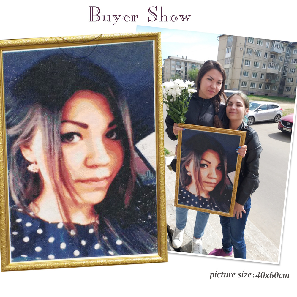 HUACAN Diamond Art Painting Ki - Photo Mosaic Print review and price