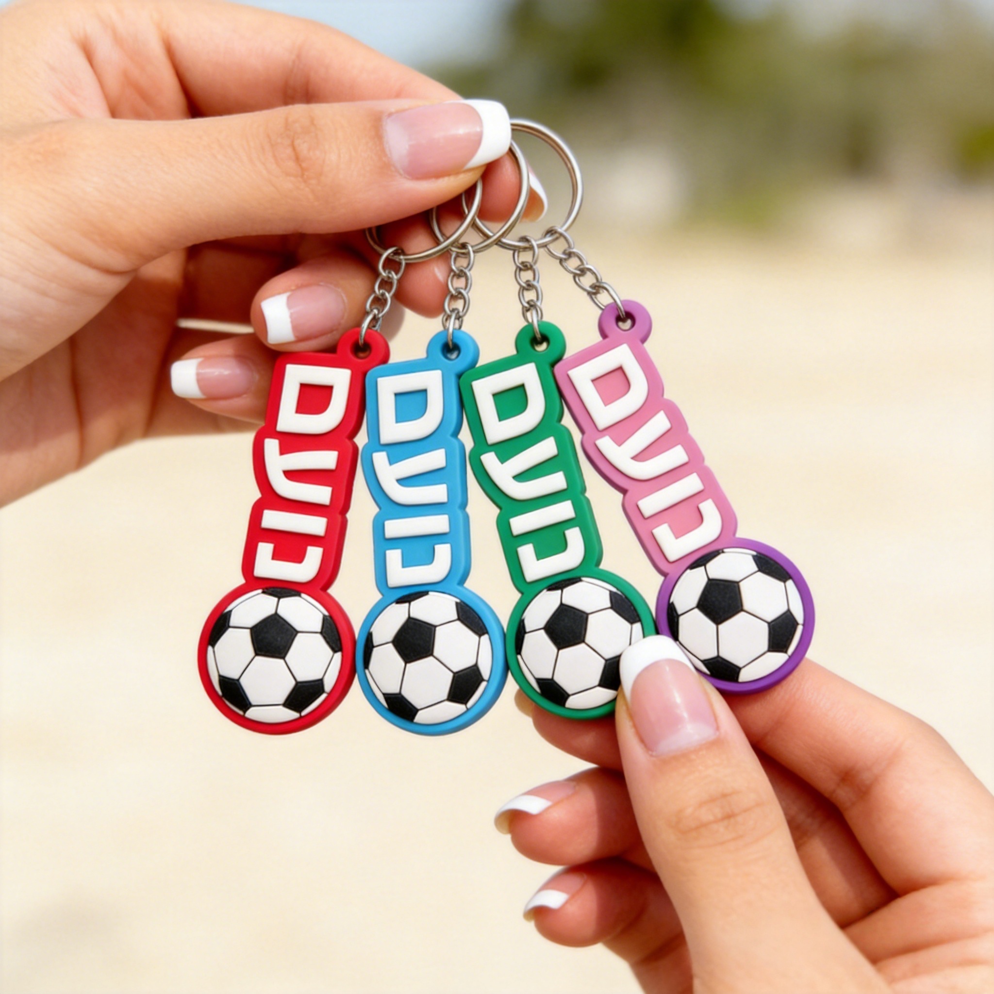 Hebrew Name Custom Soccer Keyc - Initial Ring Custom review and price