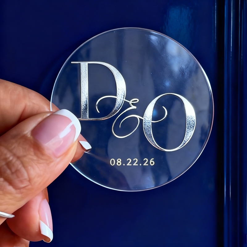 50 Personalized Wedding Sticke - Personalised Candle Label review and price