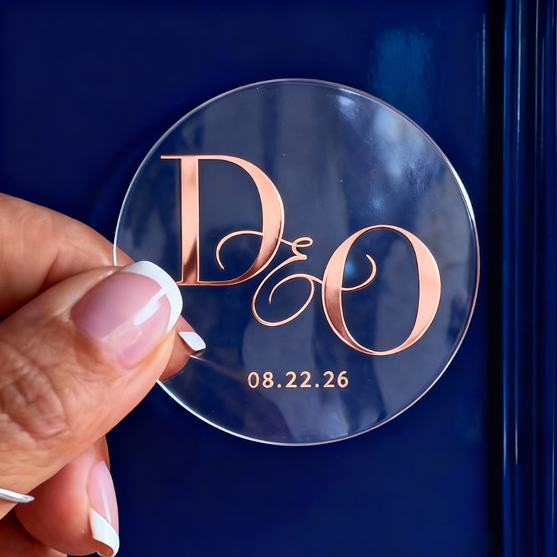 50 Personalized Wedding Sticke - Personalised Candle Label review and price