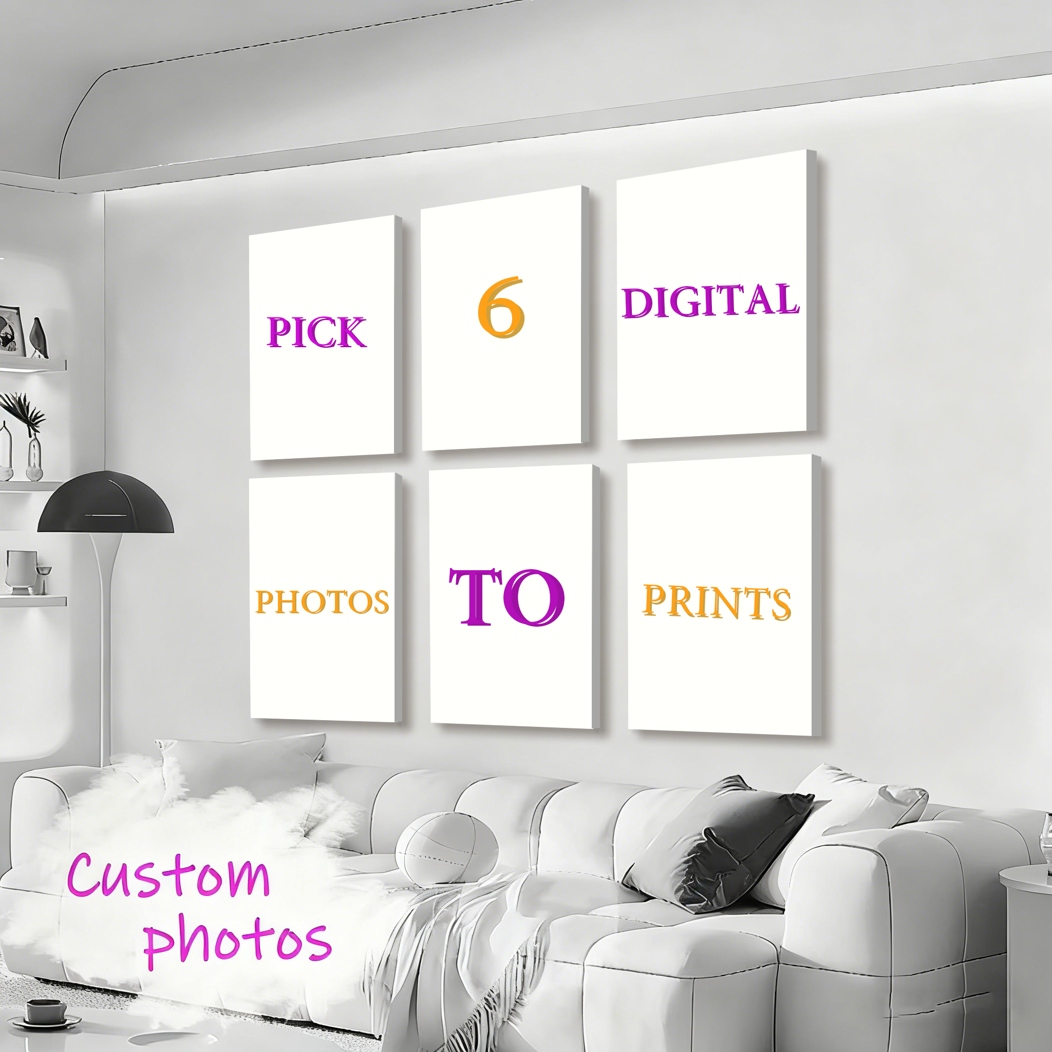 6pcs/set Personalized Custom C - Pet Portrait Custom review and price