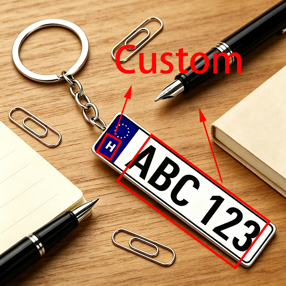 Personalized Acrylic License P - Initial Ring Custom review and price