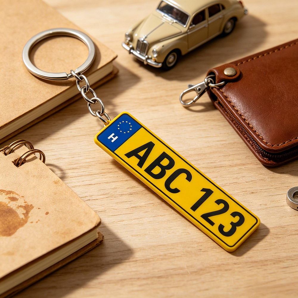 Personalized Acrylic License P - Initial Ring Custom review and price