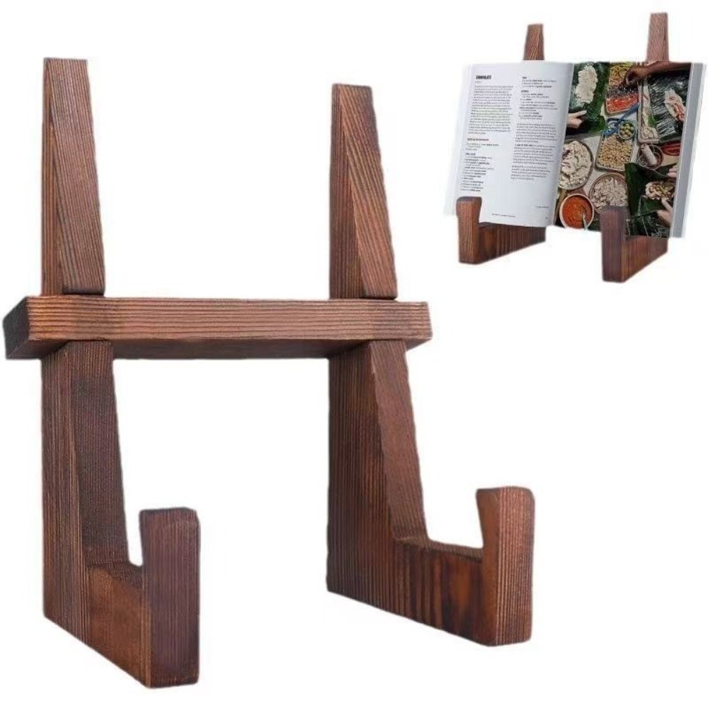 Vintage Wooden Cookbook Holder - Engraved Wood Frame review and price