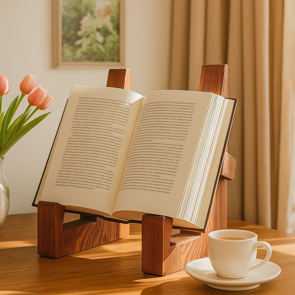 Vintage Wooden Cookbook Holder - Engraved Wood Frame review and price