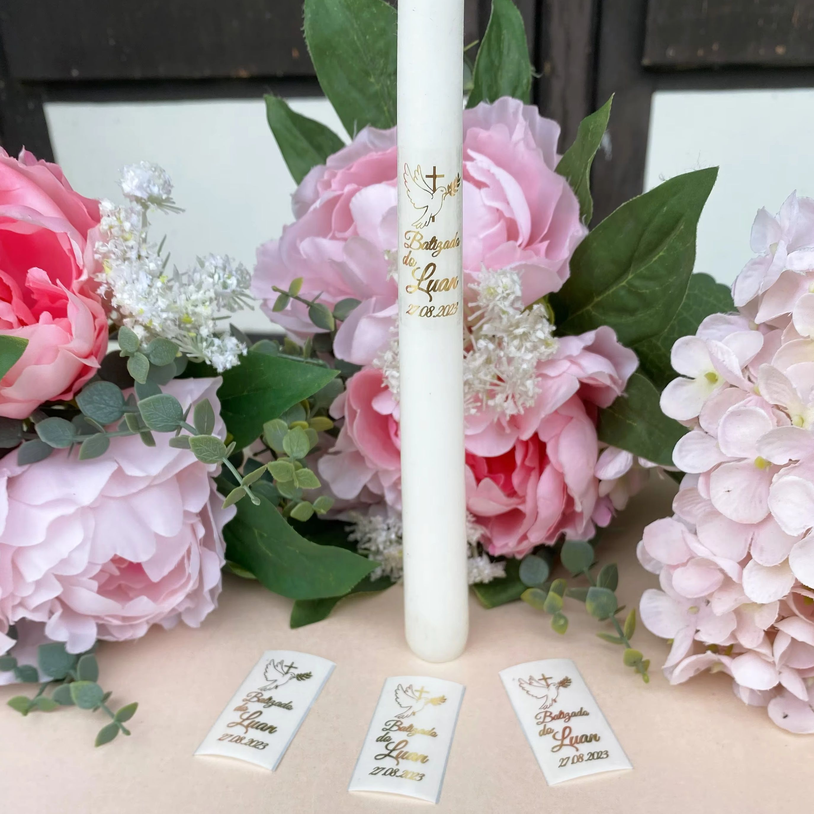 10 Personalized My Baptism Tap - Personalised Candle Label review and price