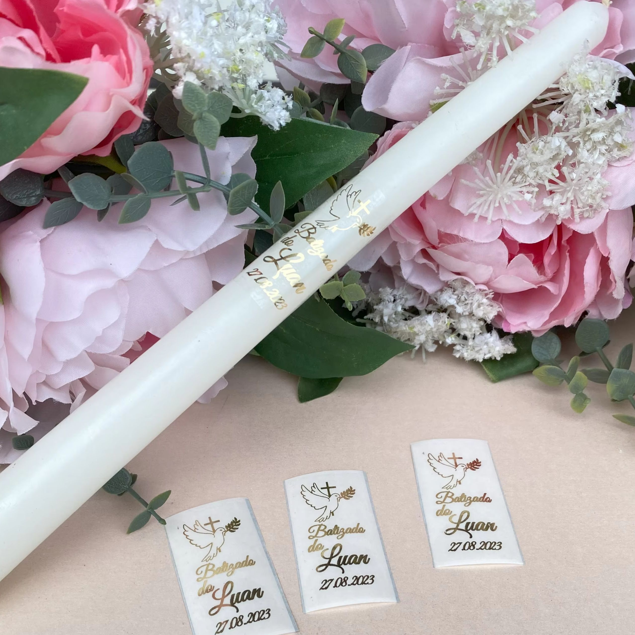 10 Personalized My Baptism Tap - Personalised Candle Label review and price